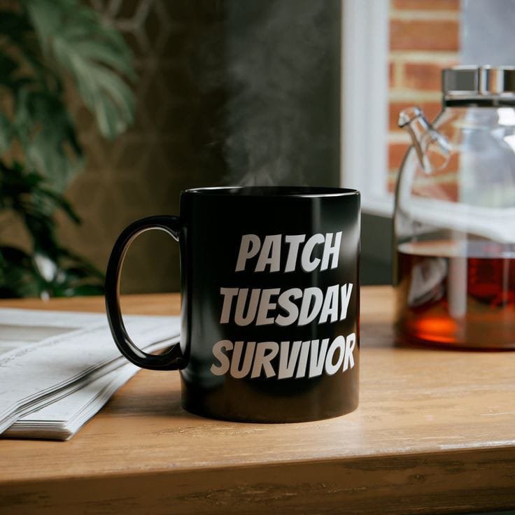 Custom Black Patch Mug 